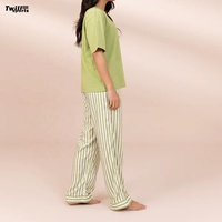 Nouvel arrivage : Ensemble de pyjama en coton et bambou pour femme 2026 – Tenue de nuit d'été mignonne et féminine, taille unique, haute qualité, vente en gros