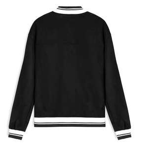OEM Wholesale Blank Embroidery <b>Jacket</b> <b>Men</b> Plus Size Custom Letterman <b>Leather</b> <b>Jacket</b> Baseball Coat Bomber <b>Men's</b> Varsity <b>Jackets</b> - Product Image 2