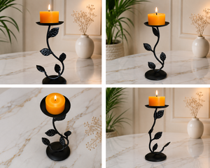 Traditional Iron <b>Candle</b> <b>Holder</b> Artwork For Festive Events Dining Decoration And Elegant Interior Styling Arrangements Worldwide - Product Image 4