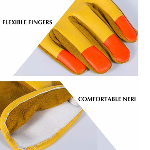 Gants en cuir synthétique robustes conçus pour les conditions de travail difficiles avec coutures renforcées et une forte résistance à l'usure - Product Image 2