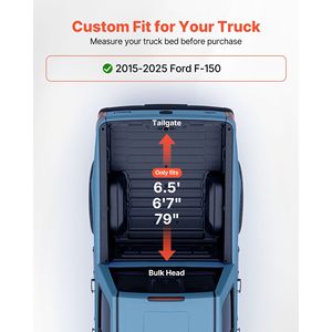 Copertura Morbida Avvolgibile per Cassone Compatibile con Ford F150 Styleside/Fleetside 2015-2025 (Non Adatta per Flareside/Stepside) - Product Image 2