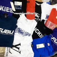 T-shirts décontractés respirants à col rond et manches courtes en jersey 100 % coton pour hommes, motif lettres, coupe régulière, tailles XS à 3XL, surplus de marques