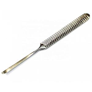 Élévateur périostal Williger incurvé en acier inoxydable, grattoir osseux chirurgical orthopédique réutilisable, outils de dissection par Grip Surgical - Product Image 3