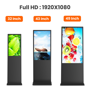 Pantalla publicitaria <span class=keywords><strong>de</strong></span> pie con kiosco táctil IR/PCAP <span class=keywords><strong>de</strong></span> 32-65 pulgadas, 4K, Android 11, 2GB/4GB/8GB <span class=keywords><strong>de</strong></span> RAM, cristal <span class=keywords><strong>de</strong></span> 3mm para <span class=keywords><strong>supermercados</strong></span> y comercios minoristas. - Product Image 4