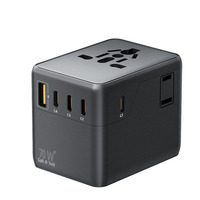 Cargador de Viaje USB-C con Envío Rápido, GaN 3.0, Carga Rápida PD de 17-65W, Adaptador de Corriente para Hogar y Oficina, Enchufe de CA para Laptop y Tablet