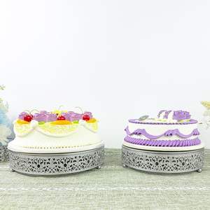 Soporte para Pasteles de Acero Inoxidable de Alta Calidad, Ecológico, para Uso Doméstico y Comercial, Personalizable para Presentación de Pasteles, Repostería y Postres - Product Image 2