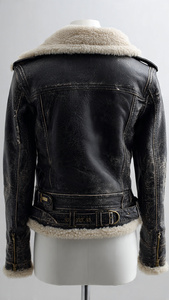 Champ King VESTE EN CUIR ET POILS DE HAUTE QUALITÉ PREMIUM - Product Image 6