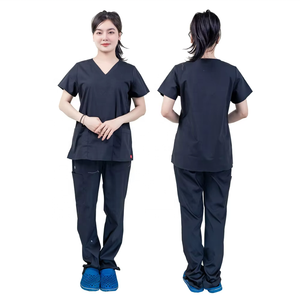 ชุดยูนิฟอร์มพยาบาล ชุดสครับทางการแพทย์ ออกแบบกางเกงได้ตามต้องการ ป้องกันฝุ่นได้ดี สำหรับผู้หญิงและผู้ชาย ผู้ผลิตเสื้อผ้าแบบ ODM/OEM - Product Image 3