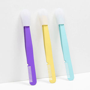 Pinzas Profesionales para Cejas Kaamir Instruments, Modelo KI-CT-09, Acero Inoxidable, Punta Puntiaguda, Agarre Antideslizante de Lujo para el Cabello - Product Image 2