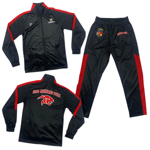 Reversible Sports Tracksuit Men Women Adult Breathable Polyester Custom Team Logo Fleece 480 GSM Windproof <b>Zip</b> <b>Up</b> <b>Jacket</b> Pants - Product Image 5