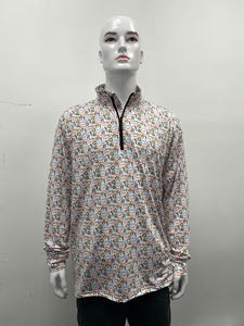 Sudadera de Manga Larga con Cierre de Cremallera para Hombre, Corte Clásico, con Logotipo Personalizado, Ideal para Golf y Actividades al Aire Libre - Product Image 3