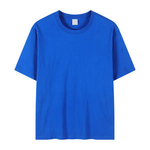 Camiseta de algodón de manga corta con cuello redondo para hombre, color sólido, sencilla, holgada, informal, en oferta, camiseta tipo pullover para hombre - Product Image 6