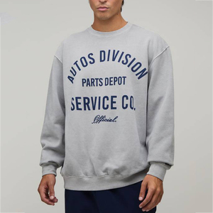 Personalized Screen Printed Men's Sweatshirt <b>Custom</b> Long Sleeve Streetwear OEM Casual Wear <b>Custom</b> Design Apparel Top Clothing - Product Image 1