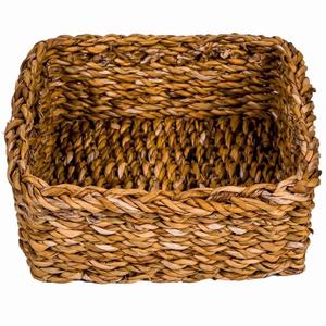 Panier de rangement rustique en fibre de varech écologique pour la décoration de la maison, l'étagère, la cuisine, prix abordable - Product Image 2