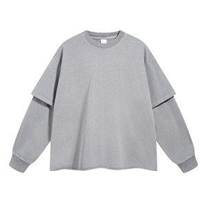 เสื้อยืดแขนยาวผู้ชายแฟชั่น ผ้าฝ้ายนุ่ม สวมใส่สบาย สไตล์ลำลอง สตรีทแวร์ ทันสมัย คอกลม ใส่ได้ทุกวัน - Product Image 3