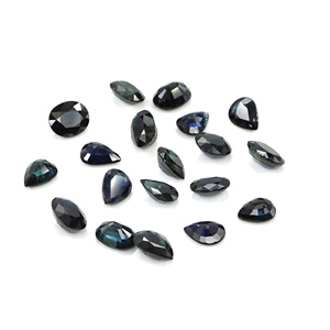 Saphirs bleus naturels non traités de Madagascar, ovales calibrés 6x8mm, pierres précieuses de saphir bleu naturel facettées pour bijoux - Product Image 3