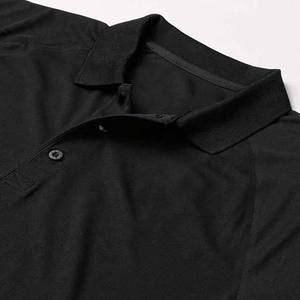 Camisetas Polo de Poliéster de Color Negro Sólido para Hombre, Estilo Bold Look, Ligeras y Ecológicas, Camisetas Polo Urbanas para Hombre a Precio Económico - Product Image 5