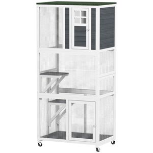 Torre di Gioco per Gatti con Scale per Divertimento ed Esercizio Felino - Product Image 1