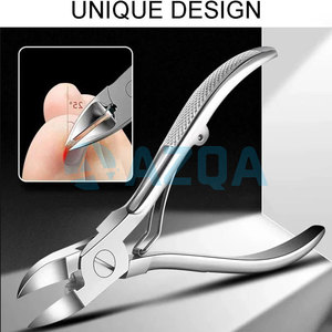 Coupe-ongles en acier inoxydable robuste avec lame tranchante pour ongles épais, pédicure professionnelle et soin des pieds, portable - Product Image 2