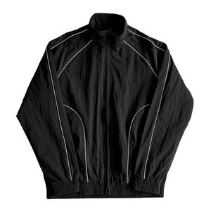 Fabricants sur mesure de survêtements de maternité réfléchissants, streetwear, ensemble brodé unisexe, survêtements coupe-vent 100% coton - Product Image 2