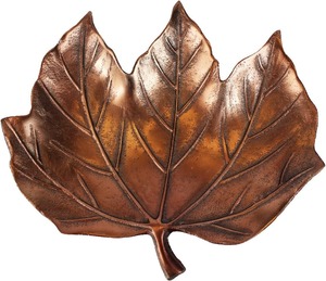 ชามใบเมเปิ้ลทองสัมฤทธิ์ตกแต่งสไตล์โมเดิร์นหรูหราสำหรับวางกลางโต๊ะในงานปาร์ตี้ ถาดใบไม้โลหะรักษ์โลกสำหรับใส่กุญแจและเครื่องประดับ - Product Image 5