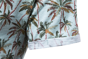 Nueva Camiseta de Verano 100% Algodón Estilo Hawaiano para Hombre, Manga Corta, Estampado Gráfico, Camisetas para Hombre, Ropa de Playa para Hombre - Product Image 2
