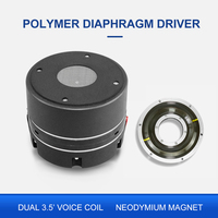 Haut-parleur tweeter à fixation par boulons avec driver de compression personnalisé, gorge de 2 pouces, bobine vocale de 89 mm, néodyme, 440 W MAX, 8 ohms, diaphragme en polymères