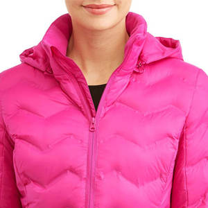 Chaqueta Acolchada Personalizada para Mujer con Logotipo, Chaqueta de Invierno para Exteriores con Capucha de Piel, Talla Grande, Transpirable, de Nailon de Alta Calidad, Venta al Por Mayor 2026 - Product Image 4