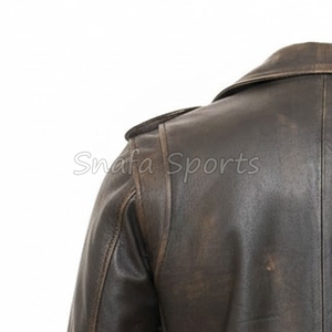 Adjustable Price Men's Leather Jackets Professional Manufacture Best Quality for Men's Leather Jackets - Product Image 6