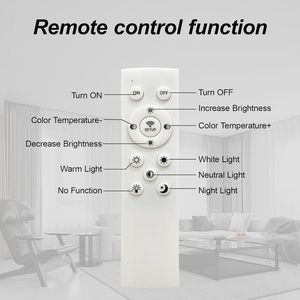 Plafoniera LED Moderna Dimmerabile a 6 Anelli in Acrilico con Telecomando per Camera da Letto, Soggiorno, Cucina, Sala da Pranzo, Classificazione IP44 - Product Image 4