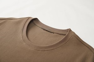 เสื้อยืดคอกลมแขนสั้นทรงหลวมผ้าฝ้ายแท้ 100% ผลิตในปากีสถาน สีพื้น สำหรับผู้ชาย ใส่สบายๆ ในฤดูร้อน - Product Image 6