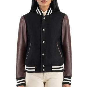 Stylish New Famous Arrival Fashionable Winter Wear Women Printed Varsity Jackets Top Trending Custom Good Design Waterproof - Product Image 1