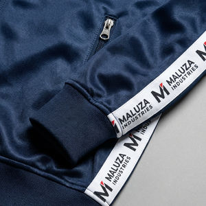 Survêtement pour homme à rayures bleu marine, streetwear, gym, course à pied, USA Europe MALUZA INDUSTRIES - Product Image 4