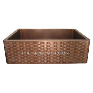 Hand Made Handle Copper Wash <b>Basin</b> High Selling Copper <b>Basin</b> Elegant for Hotel Villas Resort Bathroom Usage in Wholesale Price - Product Image 2