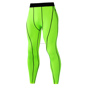 Collants de sport pour hommes basket-ball fitness running training leggings base haute élastique séchage rapide pantalon de compression fitness leggings - Product Image 5