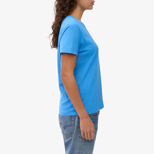 Camisetas de Mujer de Primera Calidad, Cuello Redondo, Cuello en V, Top Corto, 100% Algodón, Nueva Llegada 2026 - Product Image 3