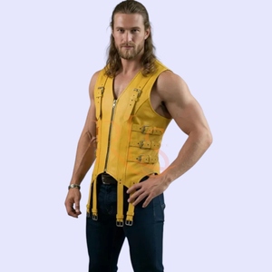 Chaleco de Motocicleta de Cuero Vacuno Auténtico de Primera Calidad, Resistente al Viento y Transpirable para Uso Diario, Chaqueta de Motociclista de Larga Duración para Hombre - Product Image 6