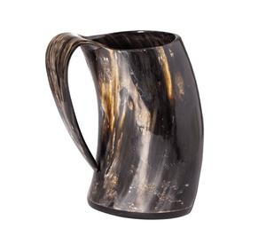 Mug en corne de buffle écologique, réutilisable et lavable, fini à la main, mug à bière en corne de buffle naturelle - Product Image 3