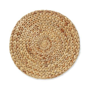 Assiettes de présentation écologiques en rotin naturel tressé à la main, sets de table ronds en osier, sous-assiettes de dîner en paille tressée, vente en gros - Product Image 2