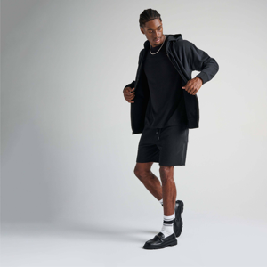 Shorts de survêtement en molleton brossé pour homme, coupe classique, broderie plate, décontractés, vente en gros, fabricant de vêtements personnalisés - Product Image 1