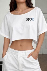 Camiseta corta al por mayor para mujer y niña, de color liso, manga corta, sencilla, para adolescentes, mujeres y hombres. - Product Image 2