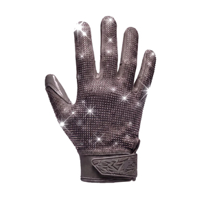 Gants de football américain personnalisés avec strass camouflage pour hommes, respirants, pour sports de plein air, avec paume antidérapante, pour jeunes, vente en gros, marque personnalisée - Product Image 2