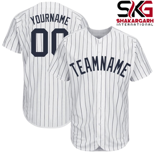 Maillot de baseball personnalisé imprimé par transfert thermique, entièrement boutonné, 100 % polyester, respirant, anti-humidité, manches courtes, pour le sport - Product Image 6