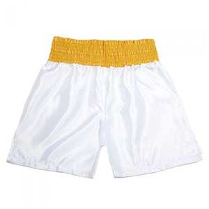 Pantalones Cortos de Muay Thai Tradicionales con Bordado de Marca Personalizada, Acabado Satinado de Lujo, Pantalones Cortos Profesionales para Combate de Boxeo Muay Thai en Venta - Product Image 5