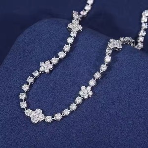 Men's 925 Sterling Silver Curb Cuban Link <b>Chain</b> Hot Selling <b>Iced</b> <b>out</b> Body Jewelry with Moissanite Diamonds for Weddings - Product Image 1