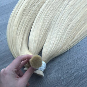 Precio de fábrica 100% Raw Virgin Vietnamese Human Bulk Hair Bone Straight 60 ASH Color Super Double Drawn Hair Extensions - Product Image 5