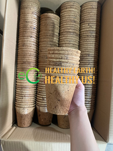Macetas de fibra de coco vietnamita de alta calidad, 100% naturales, biodegradables, bajo precio, diversos tamaños, utilizadas para sembrar semillas - Product Image 3