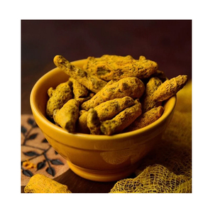 Cúrcuma Cruda Pura Seca Directa de Fábrica, Variedad de Dedos Enteros, Ingrediente Alimentario a Granel de la India - Product Image 3