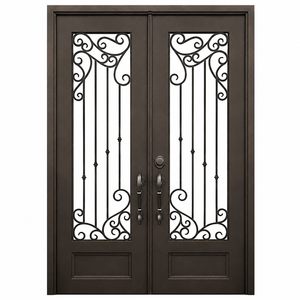 Diseños de Puertas Metálicas Personalizadas de Primera Calidad: Hermosas Puertas de Hierro Forjado y Puertas de Acero Resistentes Diseñadas para Mejorar el Valor de su Propiedad. - Product Image 4