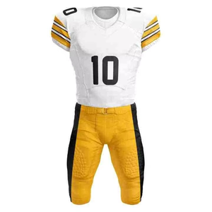 Uniforme de football américain de haute qualité pour jeunes, respirant, à manches courtes, vêtements d'entraînement, coutures de qualité supérieure - Product Image 2